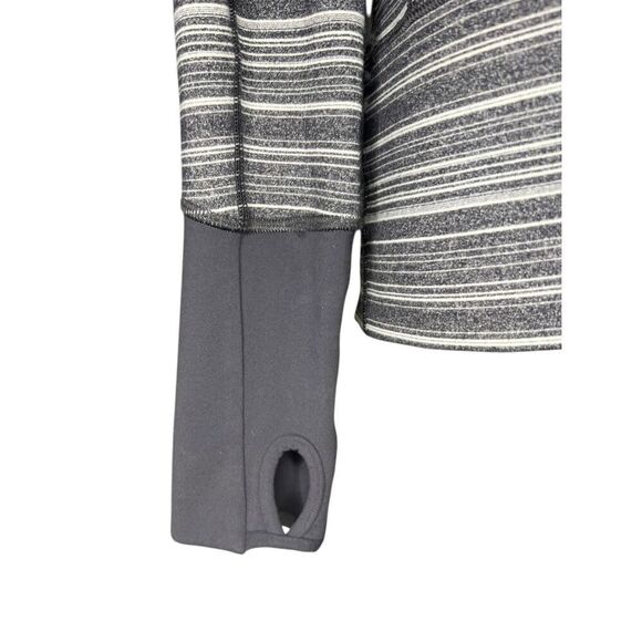 Lululemon Women’s 4 In Stride Jacket Gray Hooded Full Zip Logo Activewear - Picture 3 of 9